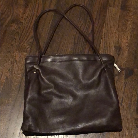 armani leather pouch